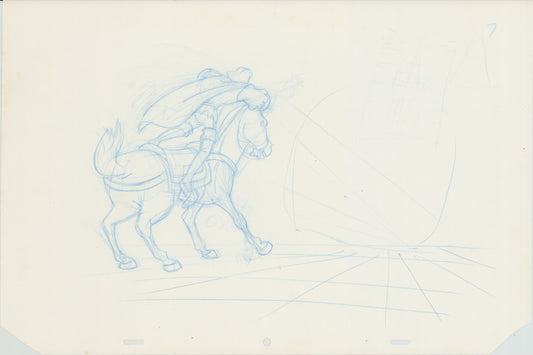 Swan Princess Original Production Animation Cel Drawing 1994 Richard Rich A644