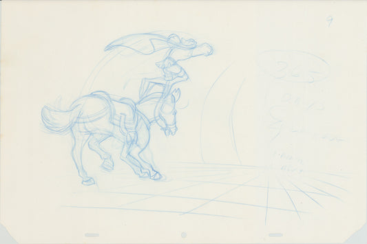 Swan Princess Original Production Animation Cel Drawing 1994 Richard Rich A645