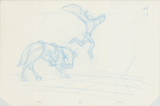 Swan Princess Original Production Animation Cel Drawing 1994 Richard Rich A646