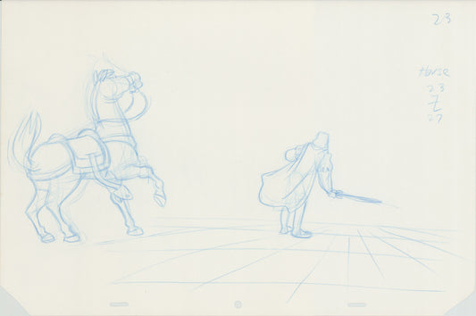 Swan Princess Original Production Animation Cel Drawing 1994 Richard Rich A649