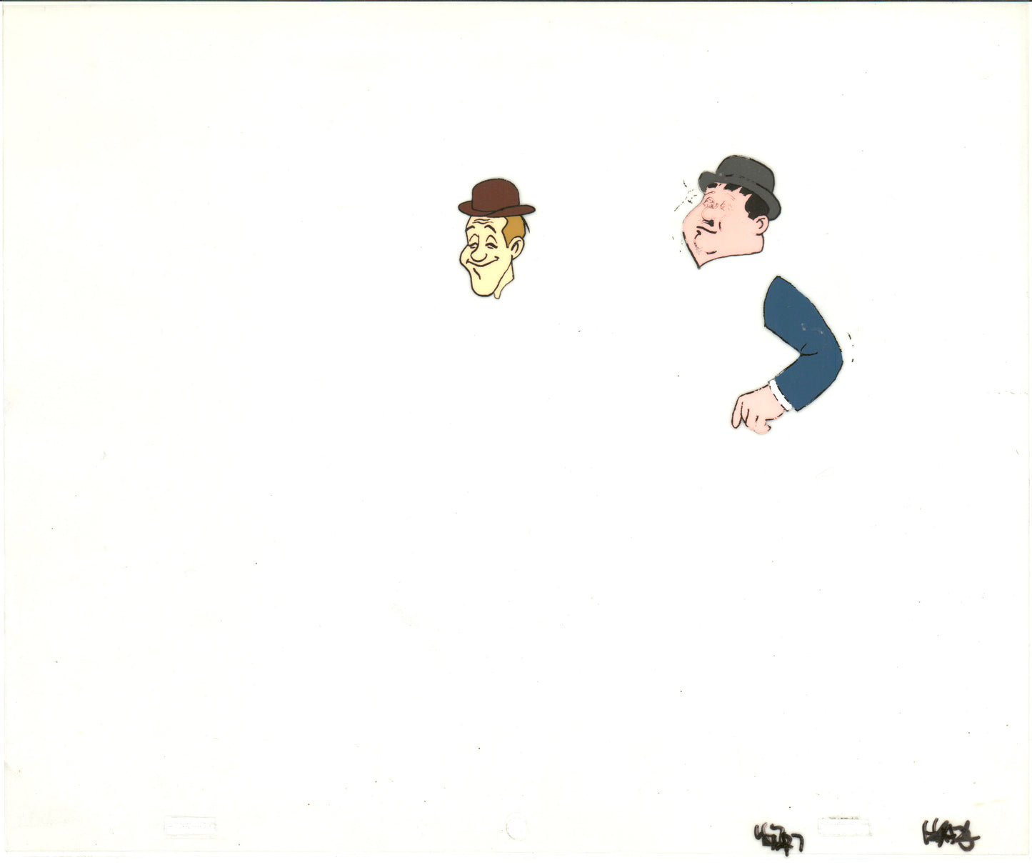 SCOOBY DOO Laurel and Hardy 1972 Production Animation Cel From Hanna Barbera 28 Used to make an episode!