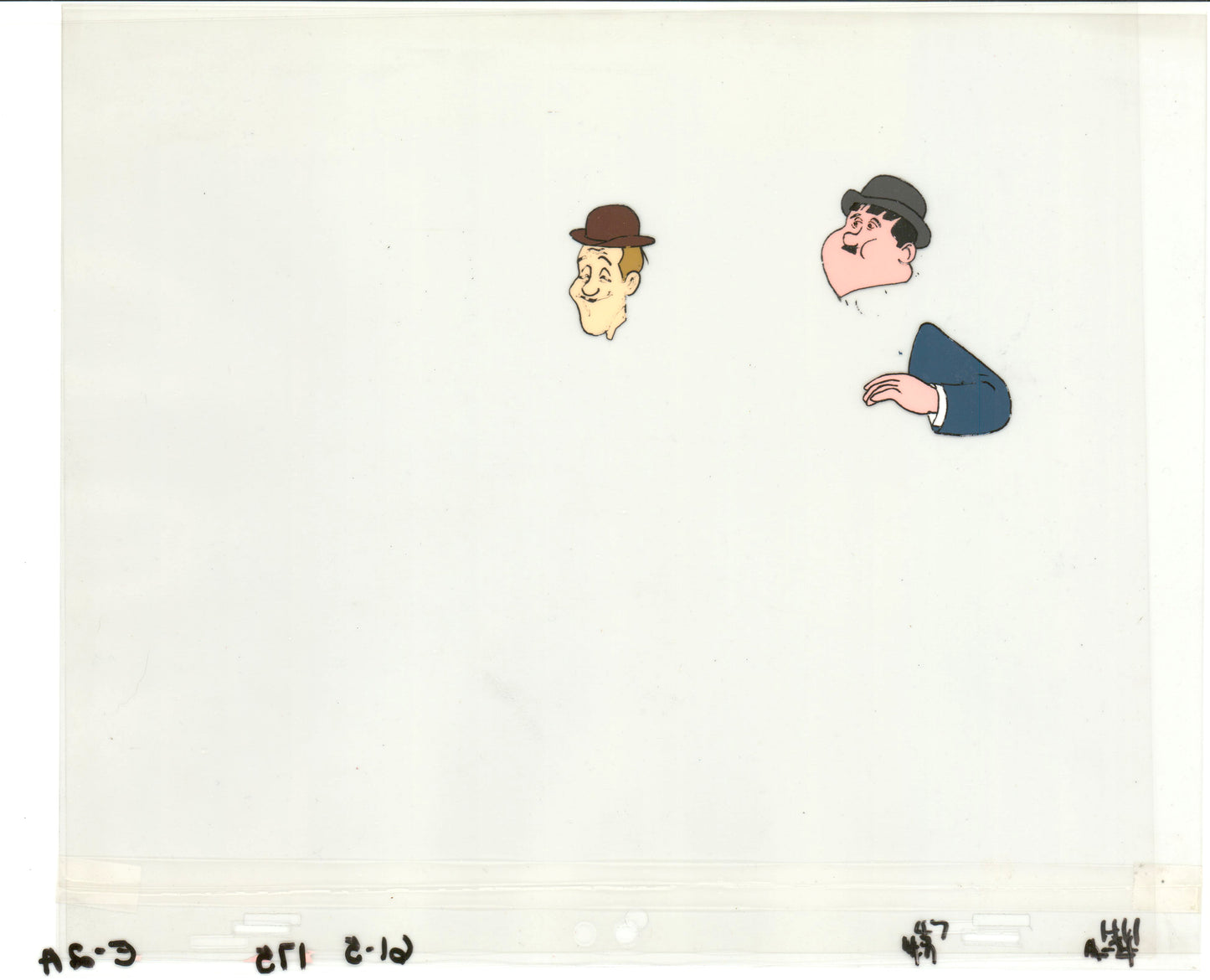 SCOOBY DOO Laurel and Hardy 1972 Production Animation Cel From Hanna Barbera 29 Used to make an episode!