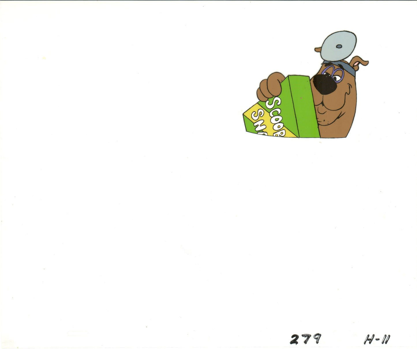 SCOOBY DOO Production Animation Cel From Hanna Barbera ss Scooby Snacks Actually used to make an episode!