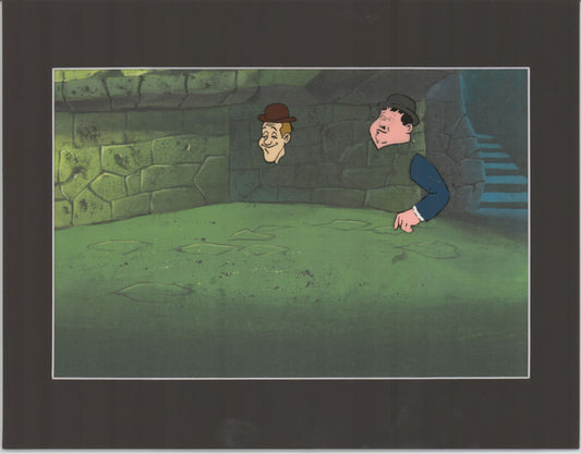 SCOOBY DOO Laurel and Hardy 1972 Production Animation Cel From Hanna Barbera 28 Used to make an episode!