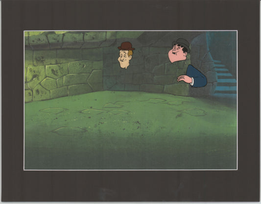 SCOOBY DOO Laurel and Hardy 1972 Production Animation Cel From Hanna Barbera 29 Used to make an episode!