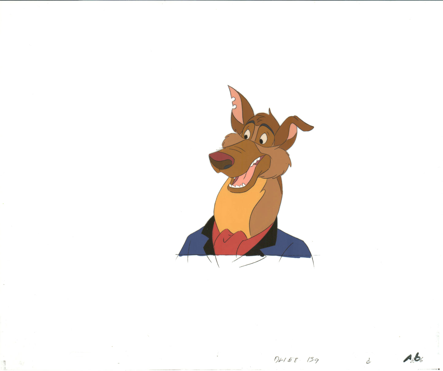 All Dogs Go To Heaven TV Production Animation Cel and Drawing Don Bluth 1996-8 B742