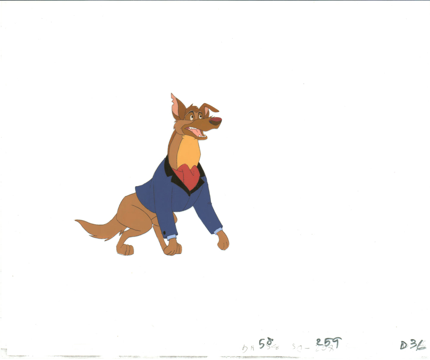 All Dogs Go To Heaven TV Production Animation Cel and Drawing Don Bluth 1996-8 B746