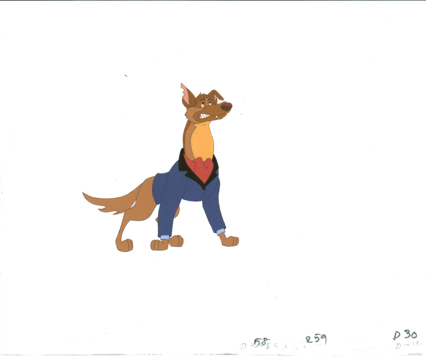 All Dogs Go To Heaven TV Production Animation Cel and Drawing Don Bluth 1996-8 B750