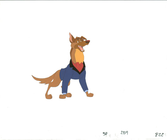 All Dogs Go To Heaven TV Production Animation Cel and Drawing Don Bluth 1996-8 B756