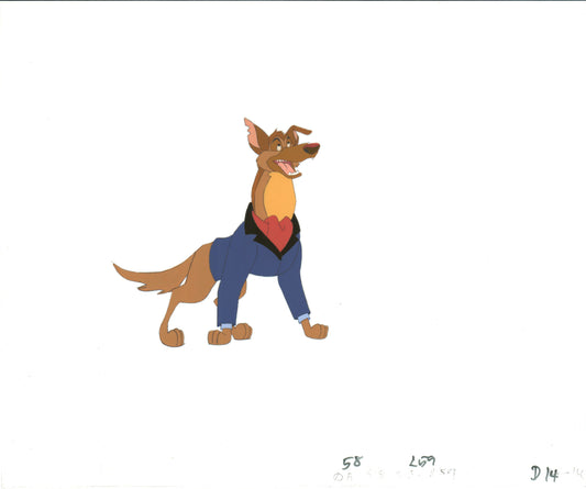 All Dogs Go To Heaven TV Production Animation Cel and Drawing Don Bluth 1996-8 B763