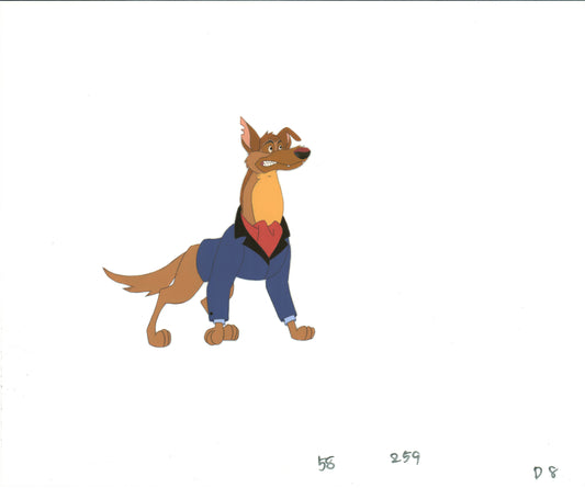 All Dogs Go To Heaven TV Production Animation Cel and Drawing Don Bluth 1996-8 B769