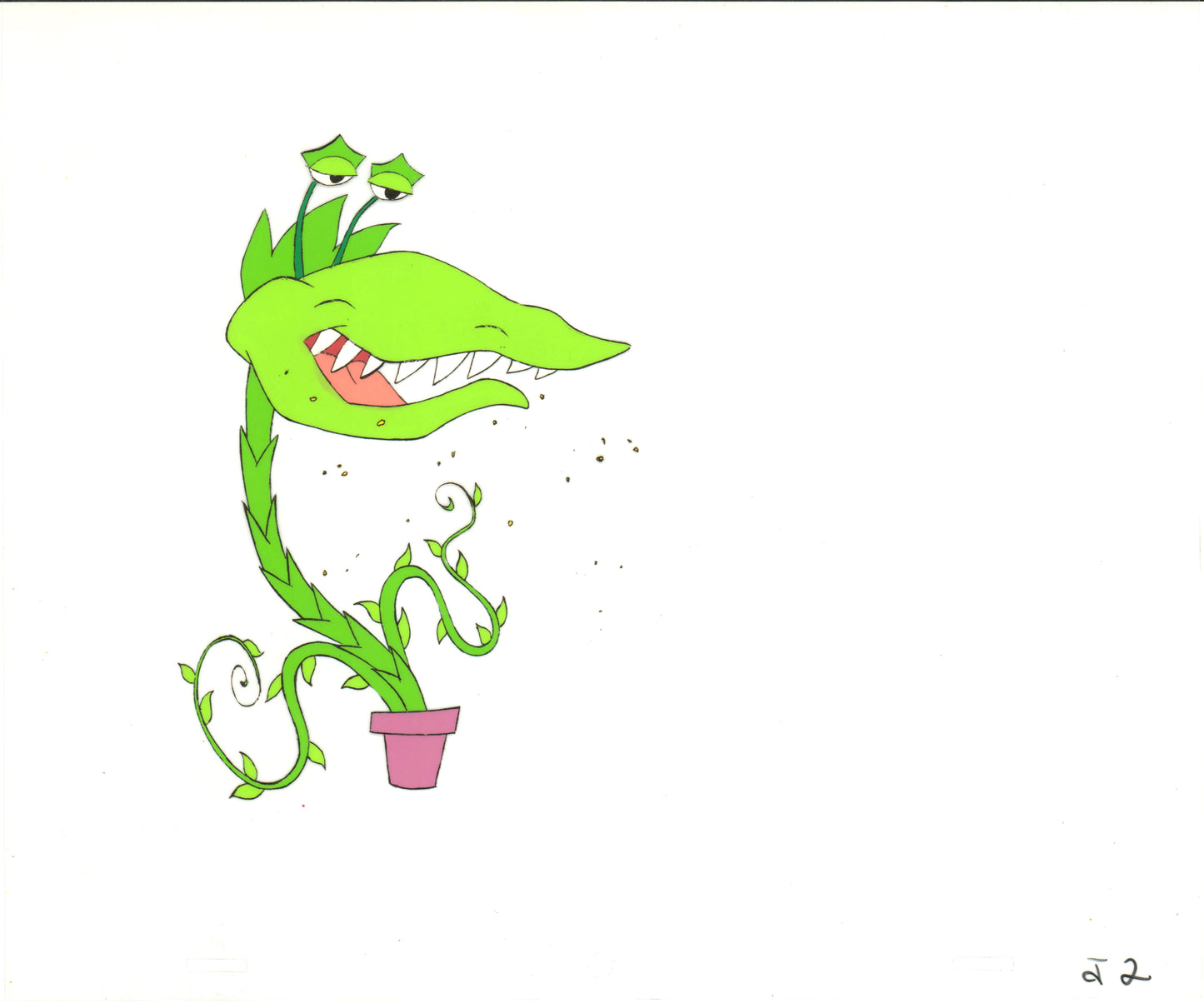 Little Shop of Horrors Original Production Animation Cel from Marvel and Saban 1991 C791