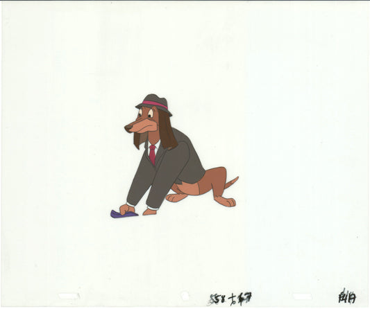 All Dogs Go To Heaven TV Production Animation Cel and Drawing Don Bluth 1996-8 A832