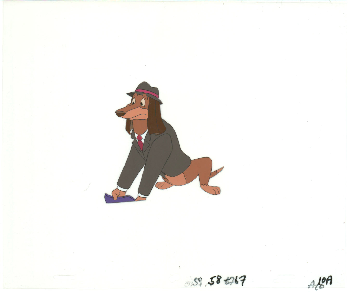 All Dogs Go To Heaven TV Production Animation Cel and Drawing Don Bluth 1996-8 A834