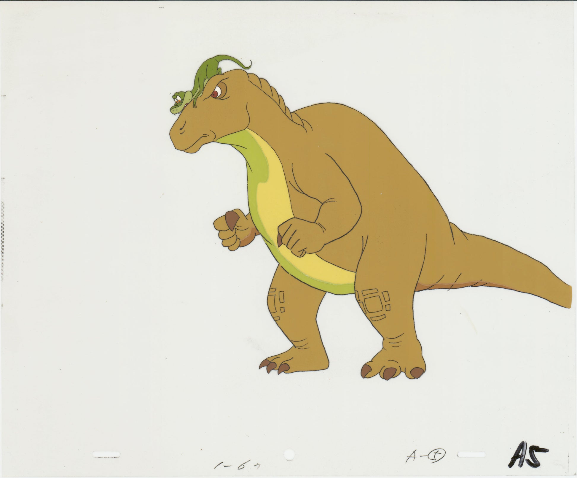 Dink the Little Dinosaur Production Animation Cel from Ruby Spears 198 ...