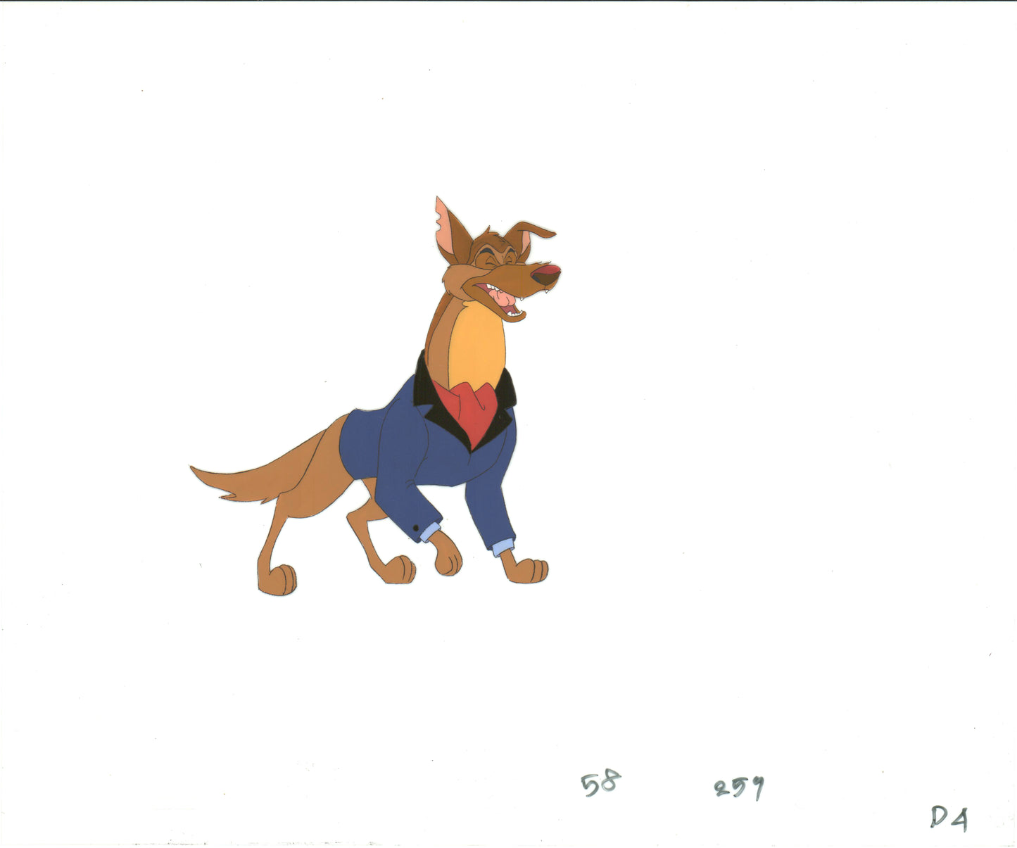 All Dogs Go To Heaven TV Production Animation Cel and Drawing Don Bluth 1996-8 A844