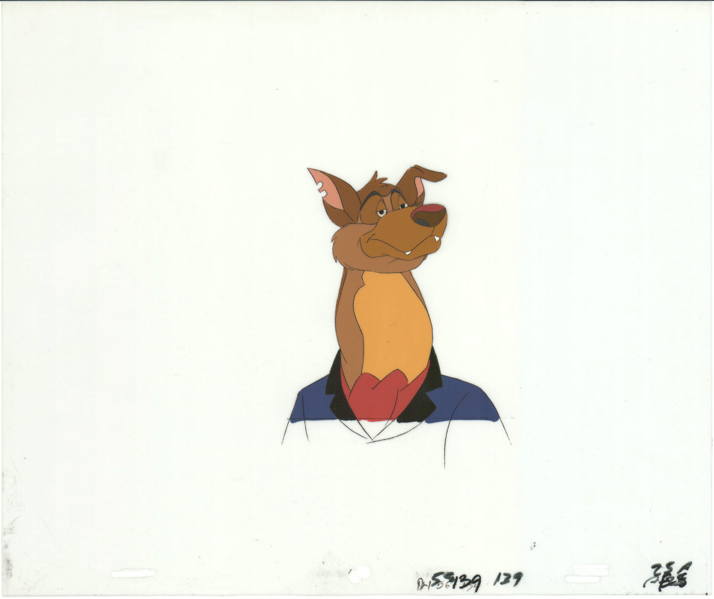 All Dogs Go To Heaven TV Production Animation Cel and Drawing Don Bluth 1996-8 A851