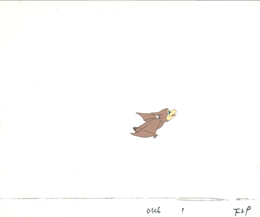 2 LOT of Dink the Little Dinosaur Production Animation Cels from Ruby Spears 1989-91 B888-89