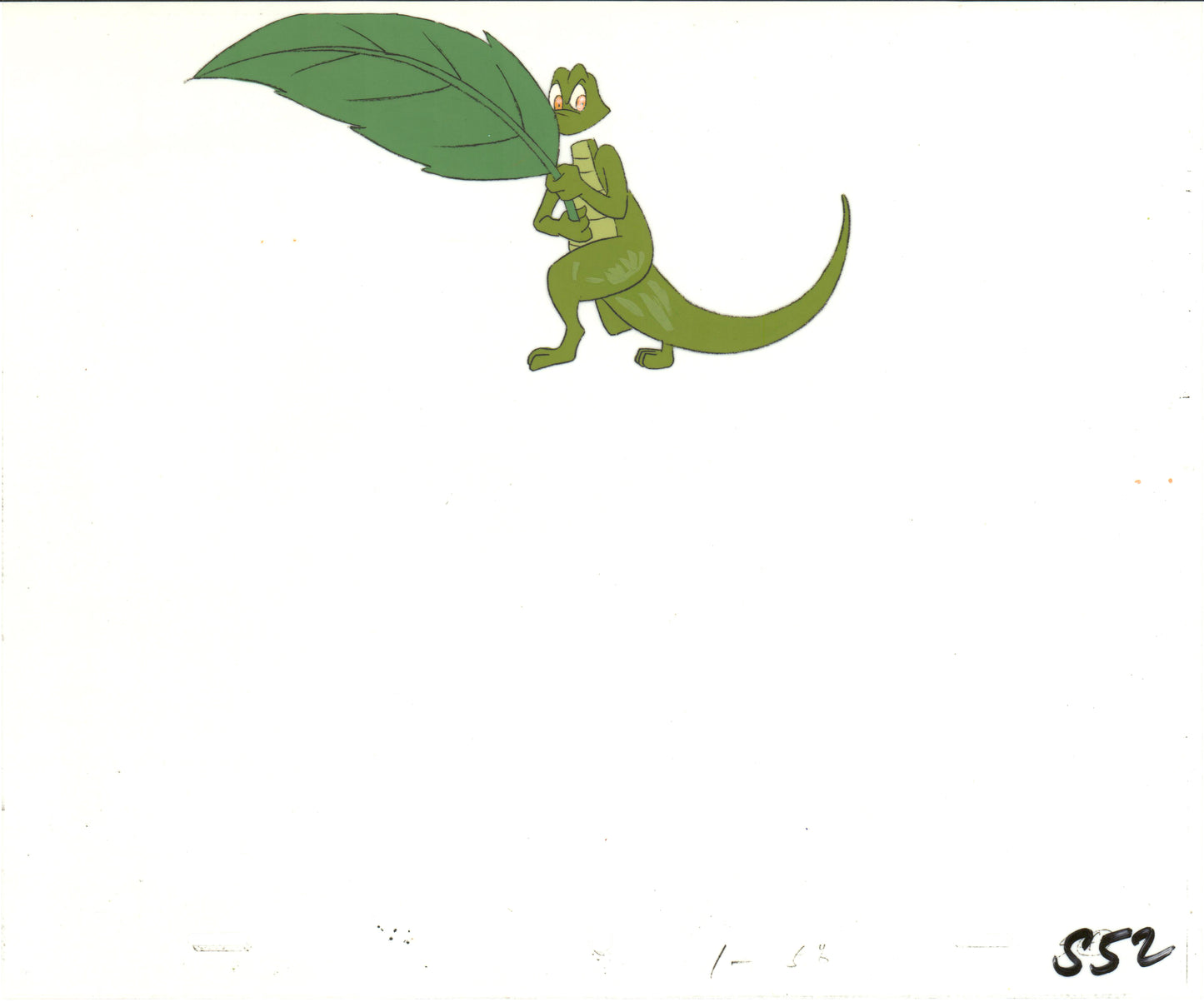 2 LOT of Dink the Little Dinosaur Production Animation Cels from Ruby Spears 1989-91 B800-01