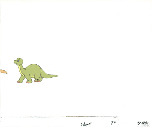 Dink the Little Dinosaur Production Animation Cel and Drawing from Ruby Spears 1989-91 D923