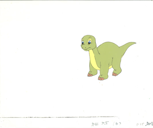 Dink the Little Dinosaur Production Animation Cel and Drawing from Ruby Spears 1989-91 D926