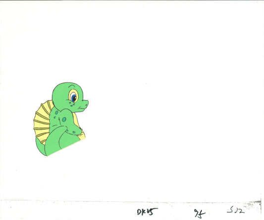 Dink the Little Dinosaur Production Animation Cel and Drawing from Ruby Spears 1989-91 D928