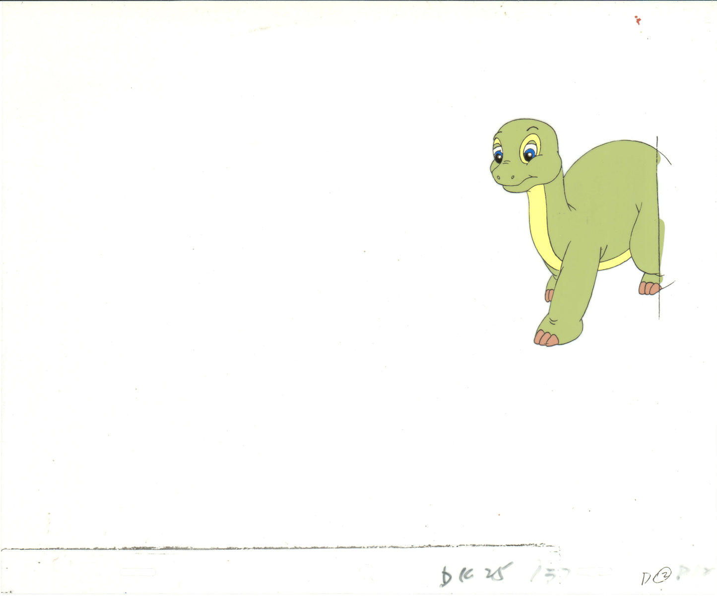 2 LOT of Dink the Little Dinosaur Production Animation Cels from Ruby Spears 1989-91 B830-32