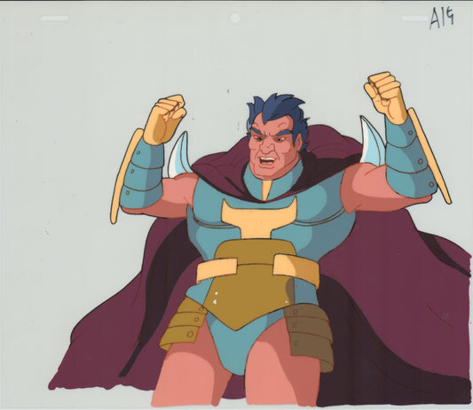 Captain Planet Planeteers Production Animation Cel and Stuck Drawing Hanna Barbera 1990-95 D1011