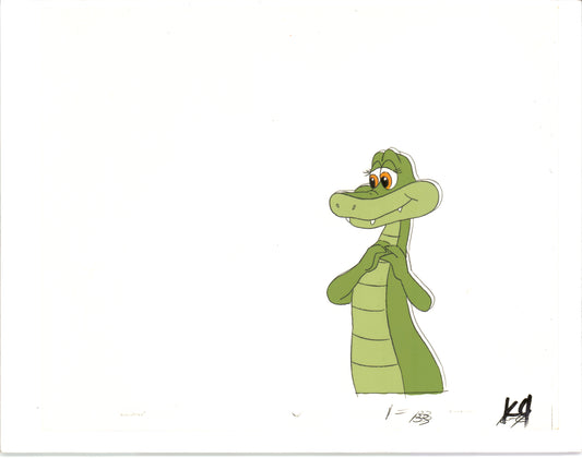 2 LOT of Dink the Little Dinosaur Production Animation Cels and Drawing (stuck) from Ruby Spears 1989-91 C1023-24