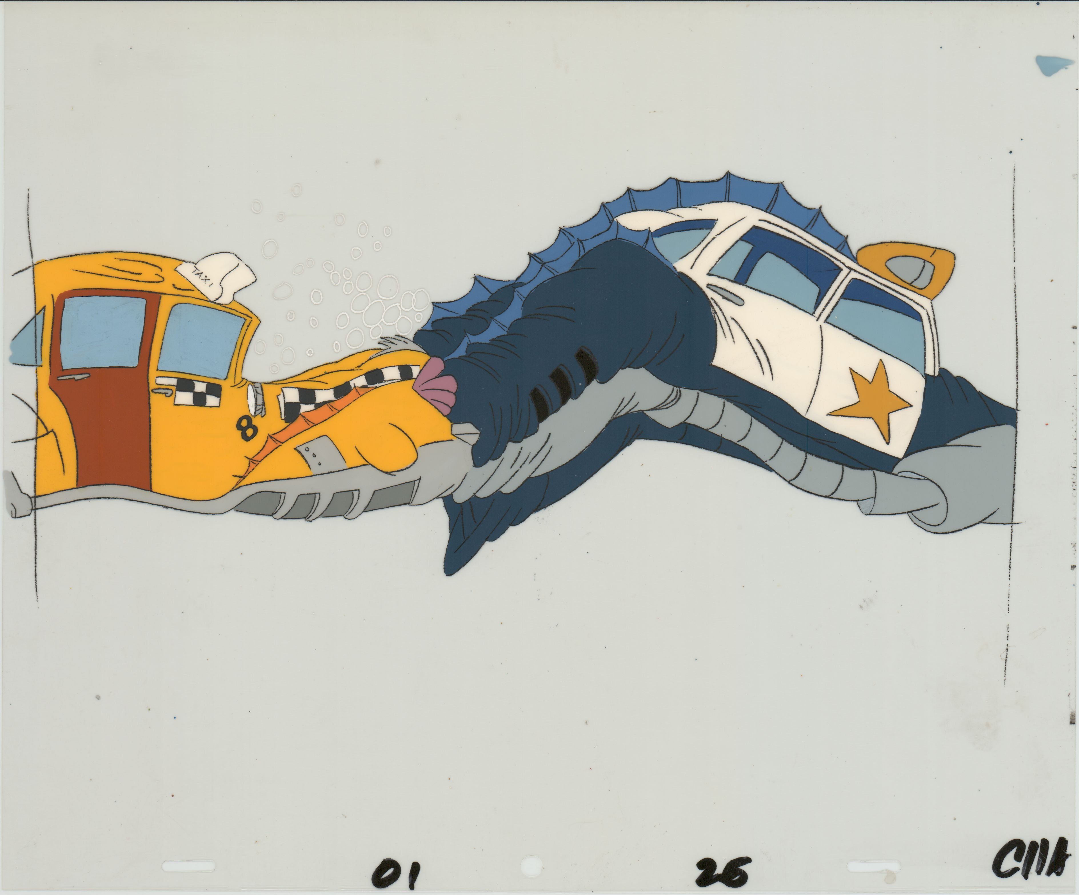 Fish Police Original Production Animation Cel from Hanna-Barbera 1992 ...