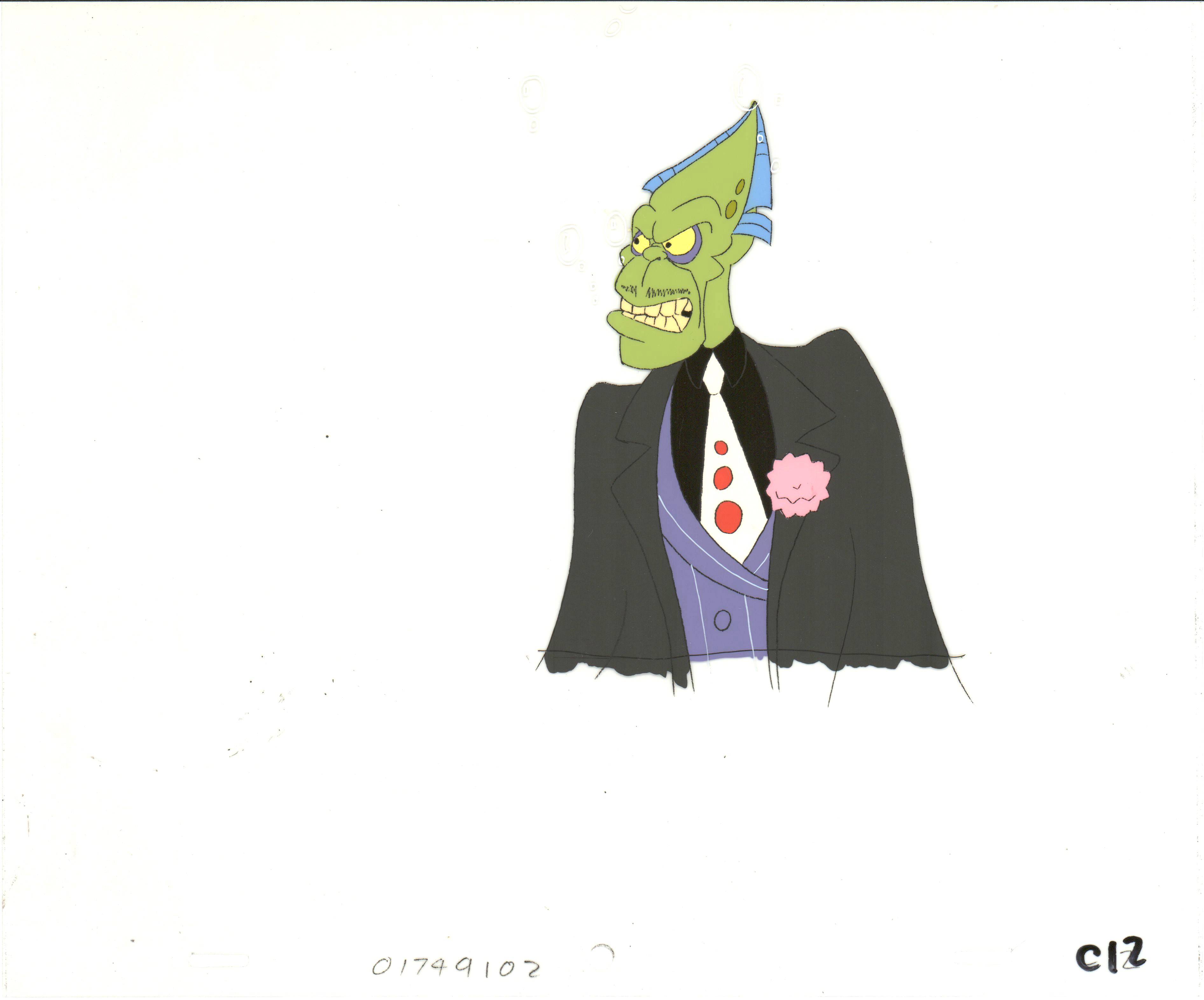 Fish Police Original Production Animation Cel and Drawing from Hanna-B ...