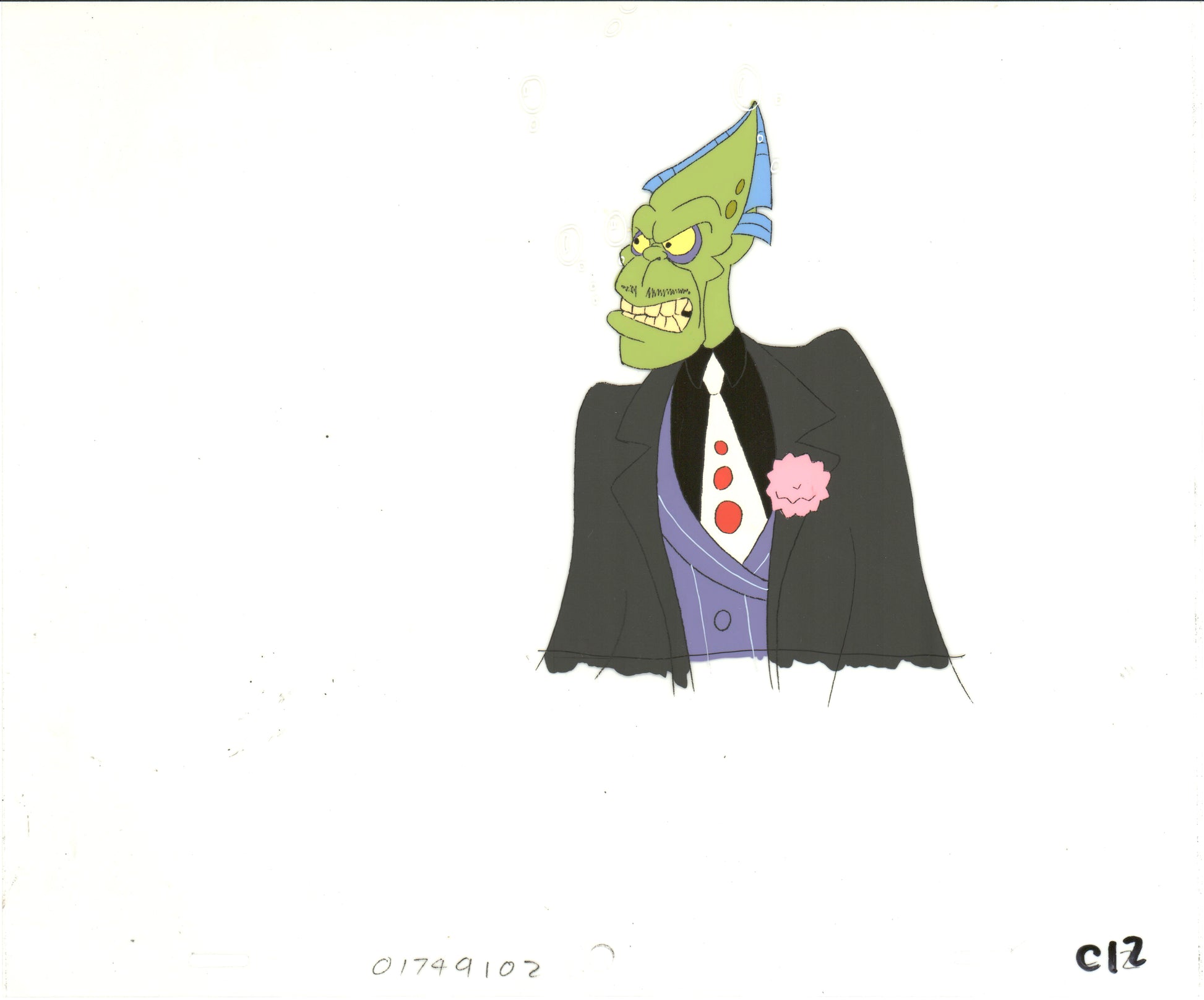 Fish Police Original Production Animation Cel and Drawing from Hanna-B ...