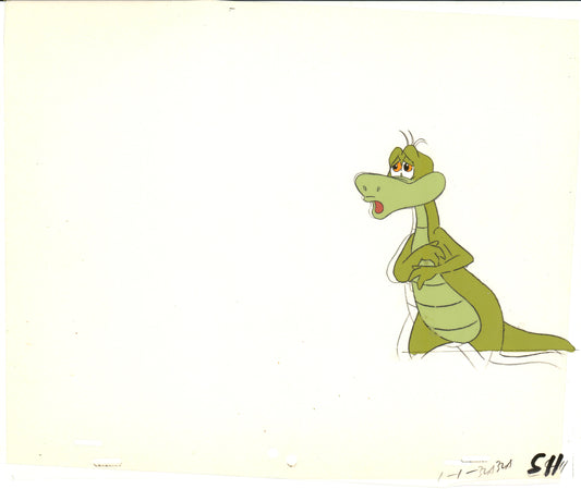 3 LOT of Dink the Little Dinosaur Production Animation Cels and Drawing (stuck) from Ruby Spears 1989-91 C1073-75