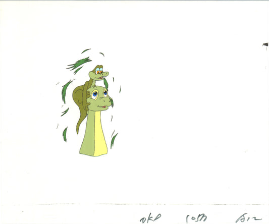 Dink the Little Dinosaur Production Animation Cel and Drawing from Ruby Spears 1989-91 D1080