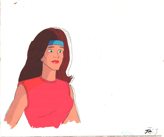 Captain Planet Planeteers Production Animation Cel and Stuck Drawing Hanna Barbera 1990-95 E1082