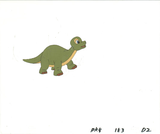 Dink the Little Dinosaur Production Animation Cel and Drawing from Ruby Spears 1989-91 D1083