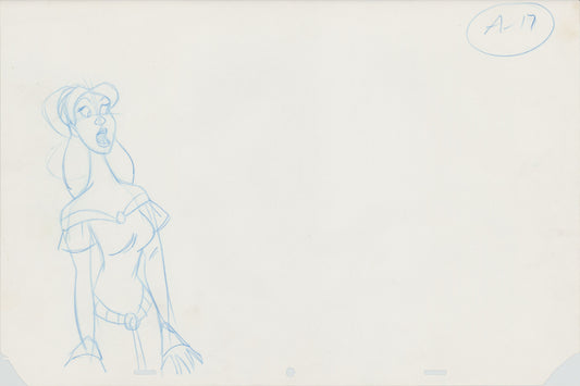 Swan Princess Original Production Animation Cel Drawing 1994 Richard Rich A087