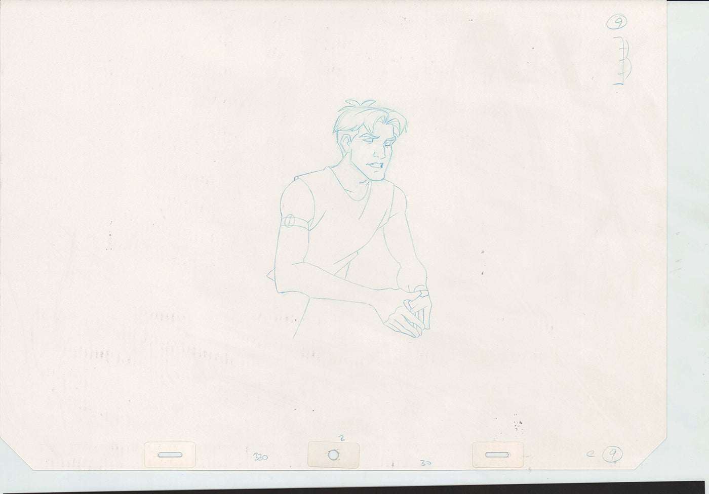 Titan A.E. by Don Bluth HUGE Production Animation Cel Drawing 2000 MD-103