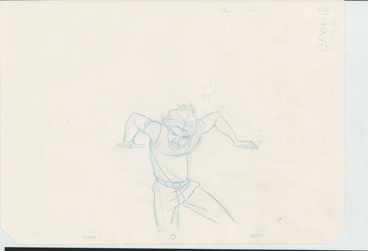 Titan A.E. by Don Bluth HUGE Production Animation Cel Drawing 2000 MD-104