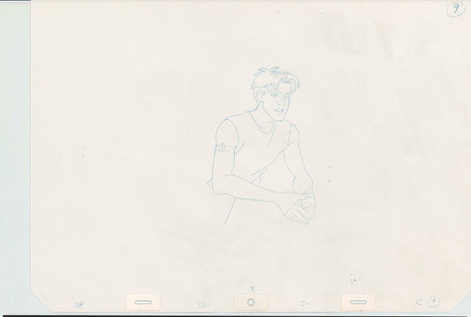 Titan A.E. by Don Bluth HUGE Production Animation Cel Drawing 2000 MD-106