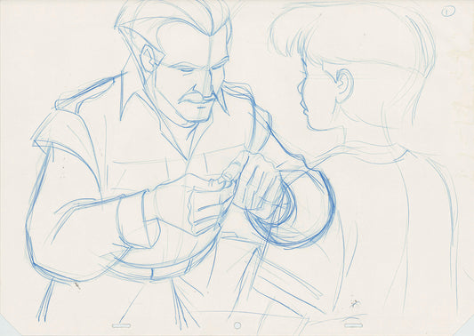 Titan A.E. by Don Bluth HUGE Production Animation Cel Drawing 2000 MD-108