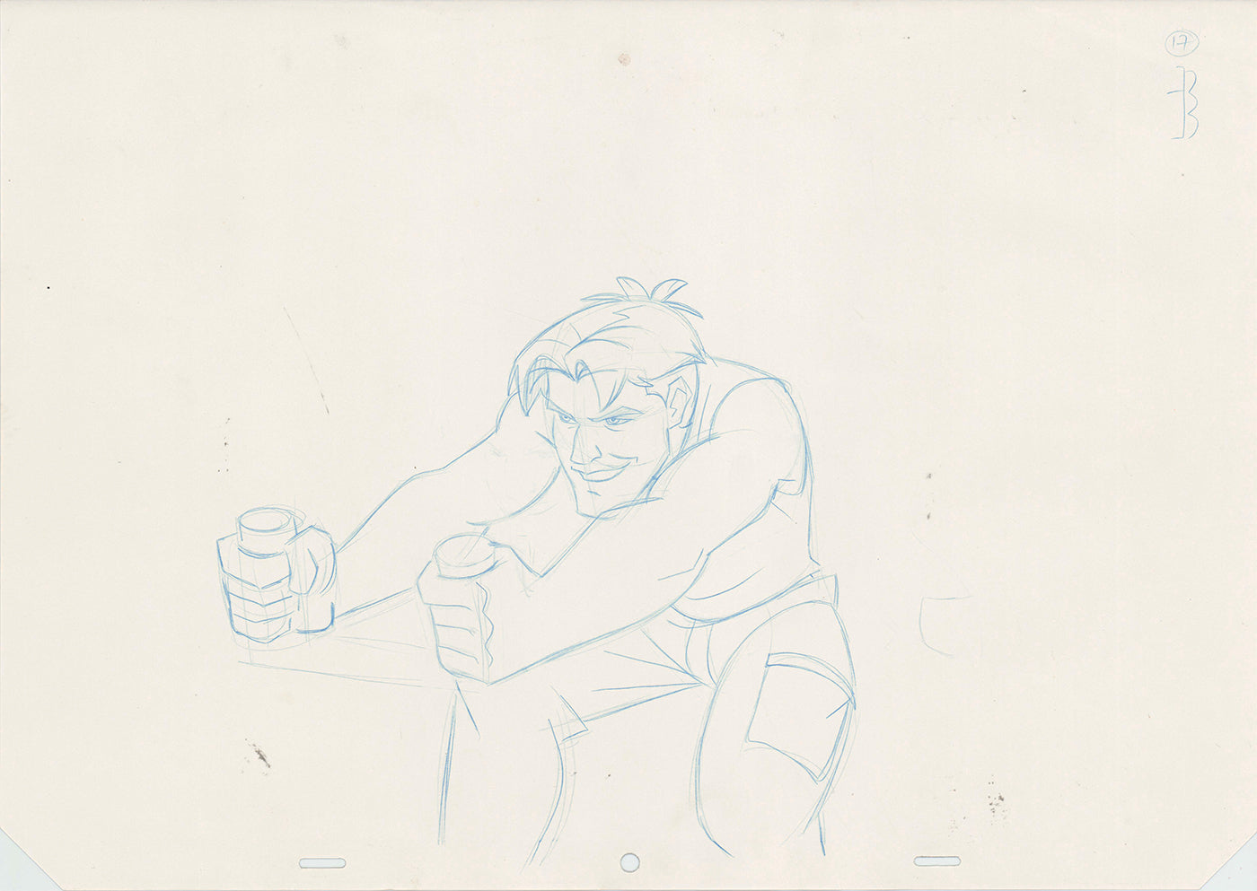 Titan A.E. by Don Bluth HUGE Production Animation Cel Drawing 2000 MD-109