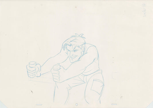 Titan A.E. by Don Bluth HUGE Production Animation Cel Drawing 2000 MD-109