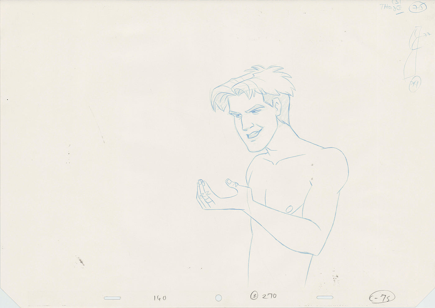 Titan A.E. by Don Bluth HUGE Production Animation Cel Drawing 2000 MD-110