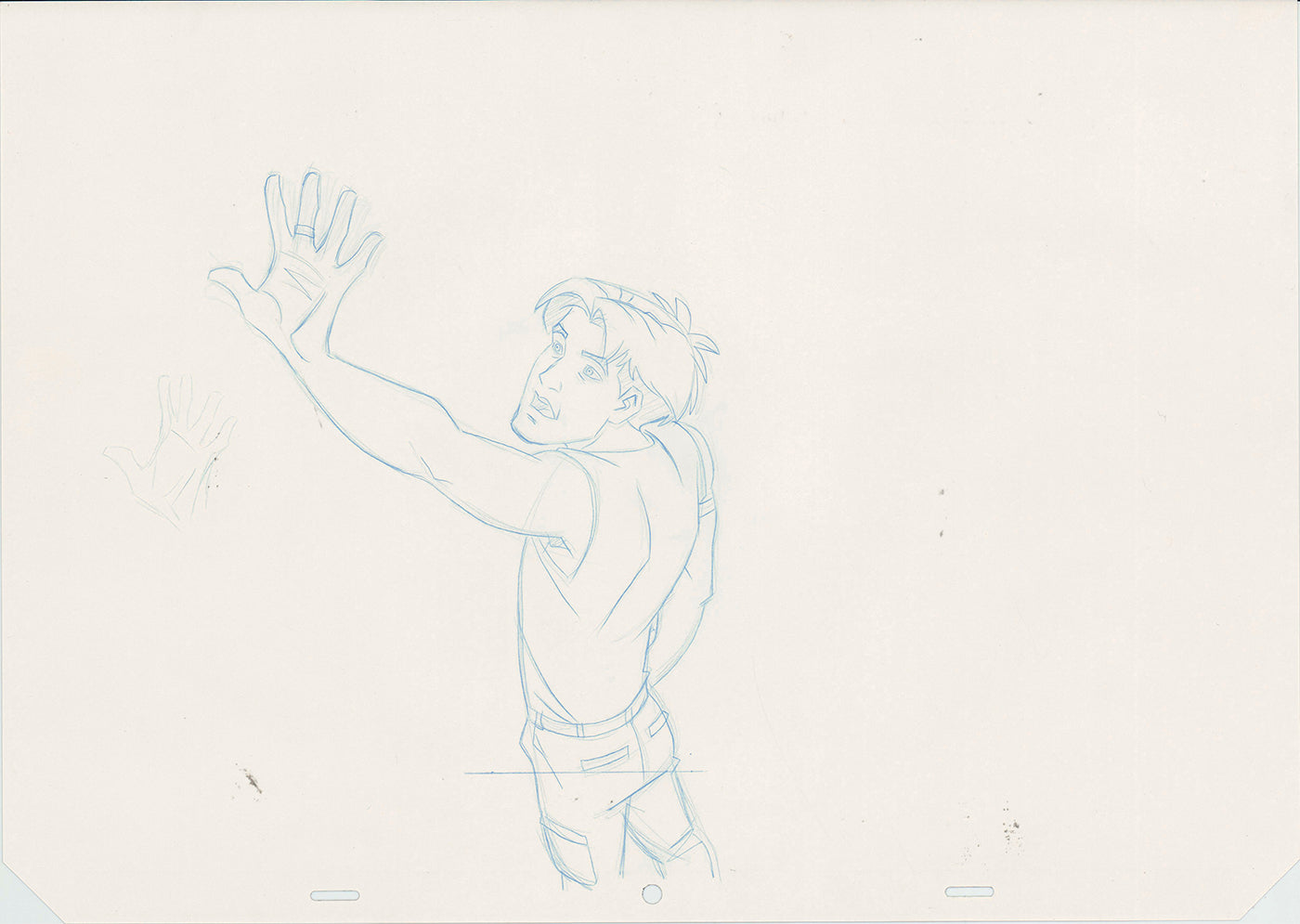 Titan A.E. by Don Bluth HUGE Production Animation Cel Drawing 2000 MD-115