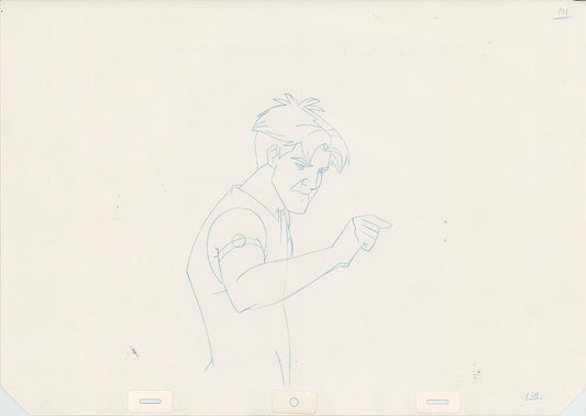 Titan A.E. by Don Bluth HUGE Production Animation Cel Drawing 2000 MD-116