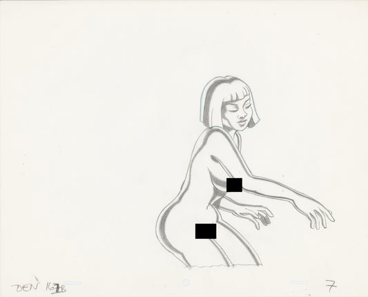 Heavy Metal Den 1981 Original Production Animation Cel Drawing of The Queen 7