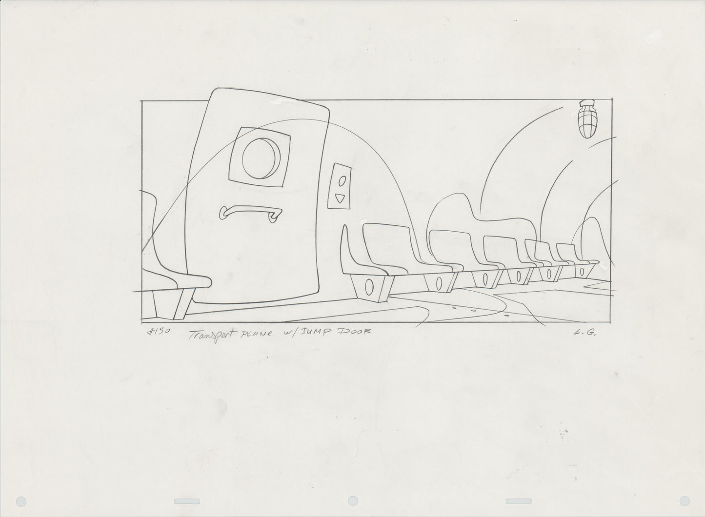 Kim Possible Walt Disney HUGE Production Background Drawing 2002-7 121