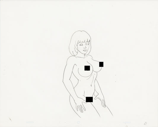 Heavy Metal Den 1981 Original Production Animation Cel Drawing of The Queen 61