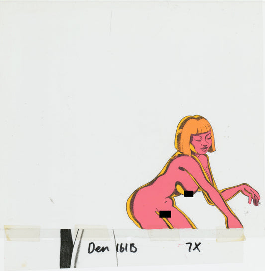 Heavy Metal Den 1981 Original Production Animation Cel of The Queen 7x